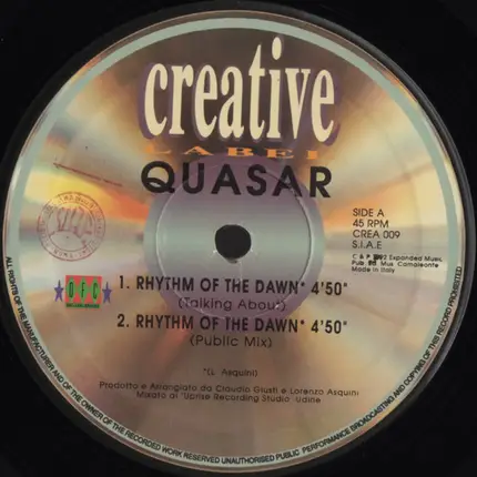 Quasar - Rhythm Of The Dawn