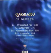 12inch Vinyl Single - Quasimodo - All I Want Is You