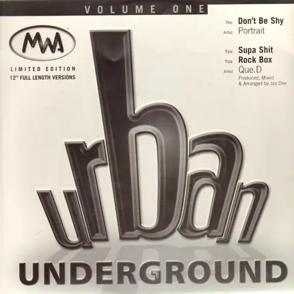 Que.D / Portrait - Urban Underground Volume One