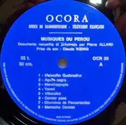 LP - Quechua - Musique Du Pérou: Paucartambo