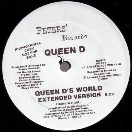 Queen D - Queen D's World