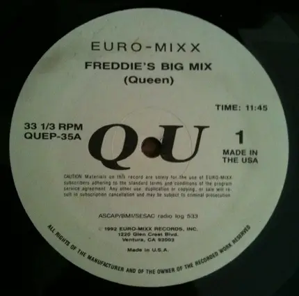Queen - Freddie's Big Mix / Freddie's Final Mix