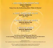 CD Single - Queen - Heaven For Everyone
