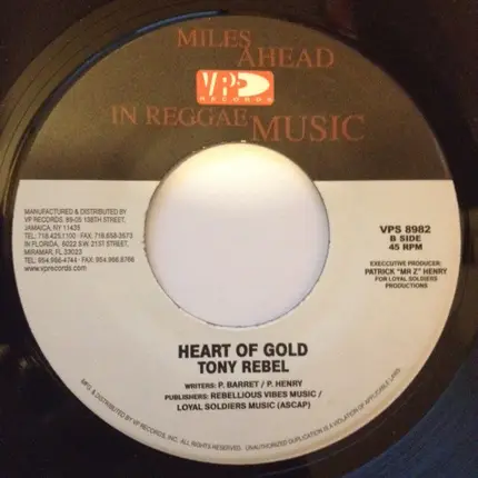 Queen Ifrica / Tony Rebel - Randy / Heart Of Gold