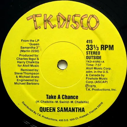 Queen Samantha - Take A Chance