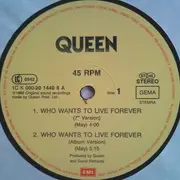 12inch Vinyl Single - Queen - Who Wants To Live Forever