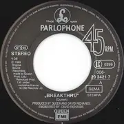 7inch Vinyl Single - Queen - Breakthru