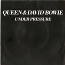 7'' - Queen & David Bowie - Under Pressure - White Label