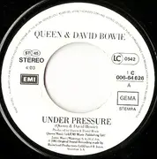 7'' - Queen & David Bowie - Under Pressure - White Label
