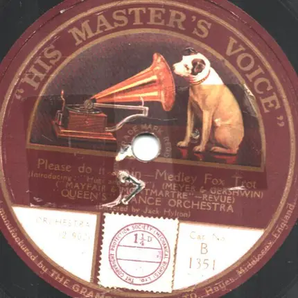 Queen's Dance Orchestra - Please do it again / And her Mother came too