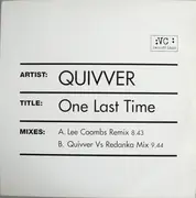 12inch Vinyl Single - Quivver - One Last Time (Remixes)