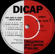 LP - Quilapayún - Santa Maria De Iquique - Cantata Popular