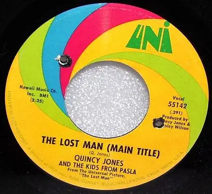 Quincy Jones And The Kids From Pasla - The Lost Man / Main Squeeze
