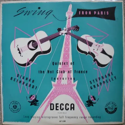 Quintette Du Hot Club De France Featuring Django Reinhardt , Stéphane Grappelli - Swing From Paris
