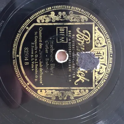 Quintette Du Hot Club De France - I Got Rhythm / Limehouse Blues