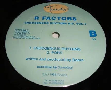 R Factors - Endogenous Rhythms EP Vol 1