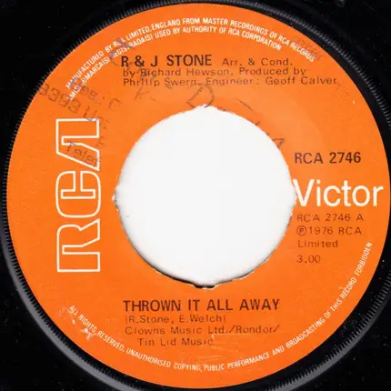 R & J Stone - Thrown It All Away