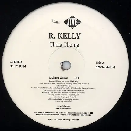 R. Kelly - Thoia Thoing