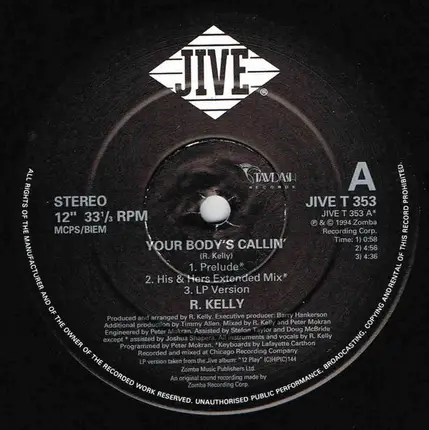 R. Kelly - Your Body's Callin'