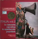 LP - R. Leydi, G. Sassoon - Italia Vol. 2 - La Canzone Narrativa / Lo Spettacolo Popolare (The Narrative Song / Folk Play) - Gatefold