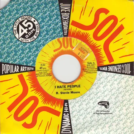 R. Stevie Moore - I Hate People / Everyone, But Everyone
