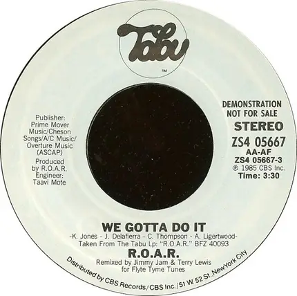 R.O.A.R. - We Gotta Do It