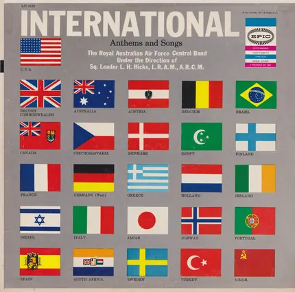 R.A.A.F. Central Band - International Anthems And Songs