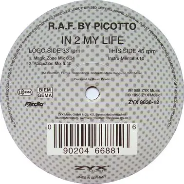 R.A.F. By Picotto - In 2 My Life
