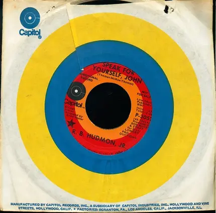 R.B. Hudmon - Speak For Yourself, John