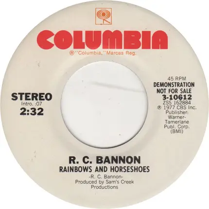 R.C. Bannon - Rainbows And Horseshoes