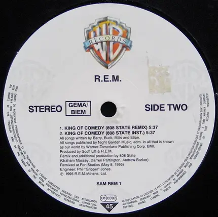R.E.M. - King Of Comedy
