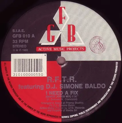 R.F.T.R. Featuring DJ Simone Baldo - I Need A Fix