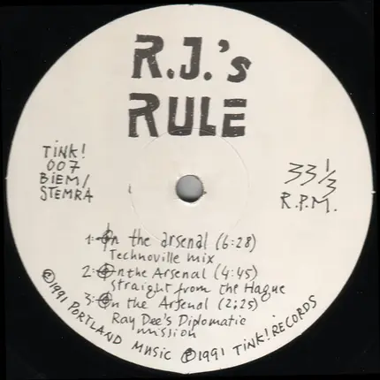 R.J.'s Rule - On The Arsenal