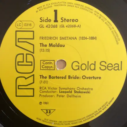 Smetana / Liszt / Enescu - RCA Victor Symphony Orchestra