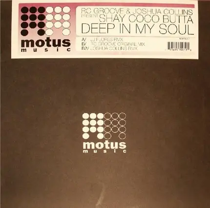 RC Groove & Joshua Collins Present Shay Coco Butta - Deep In My Soul