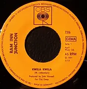 7inch Vinyl Single - Ram Inn Junction - Kwela Kwela / Junction Blues