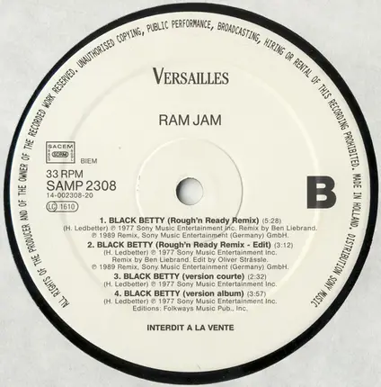 Ram Jam - Black Betty (Dance Remix)