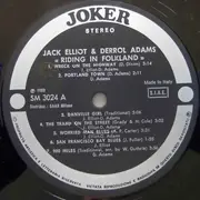 LP - Ramblin' Jack Elliott & Derroll Adams - Riding In Folkland (America - Folk Songs - West - Ballads)