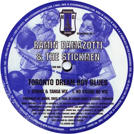 Ramin Ramazotti & The Stickmen - Toronto Dream Boy Blues