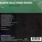 CD - Ramón Valle - Piano Works IV: Memorias - Digipak