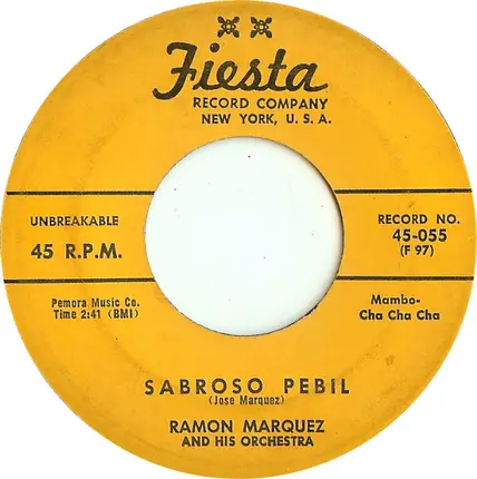 Ramón Márquez & His Orchestra - Lessons In Cha Cha Cha / Sabroso Pebil