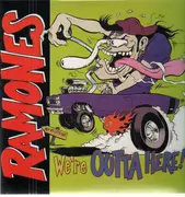 LP - Ramones - We're Outta Here! - LAST SHOW BY THE RAMONES! Red/Blue Translucent