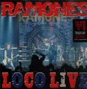 Double LP - Ramones - Loco Live - Blue & Red Vinyl