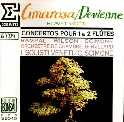 Devienne / Cimarosa / Blavet / Viotti - Konzert für 1 & 2 Flöten (Rampal)