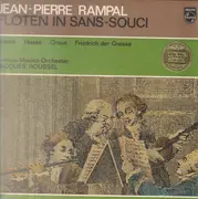 LP - Rampal - Flöten in Sans-Souci - Quantz, Hasse, Graun, Friedrichder Grosse,, Antiqua-Musica-Orch, Roussel