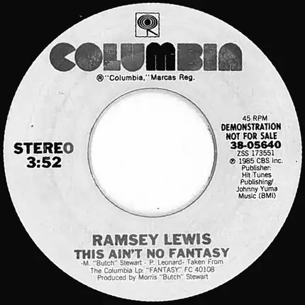 Ramsey Lewis - This Ain't No Fantasy