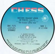 LP - Ramsey Lewis - Encore! / Ramsey Lewis In Tokyo (Vol. 2) - OBI