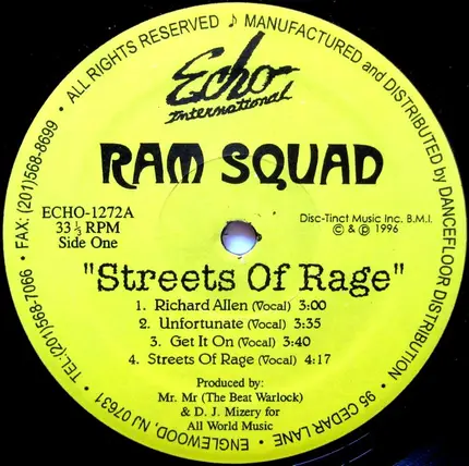 Ram Squad - Streets Of Rage