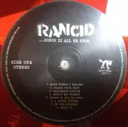 LP - Rancid - ...Honor Is All We Know - Red Translucent Vinyl + CD