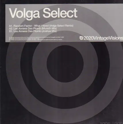 Random Factor / Volga Select - What I Need / Les Années Des Plomb
